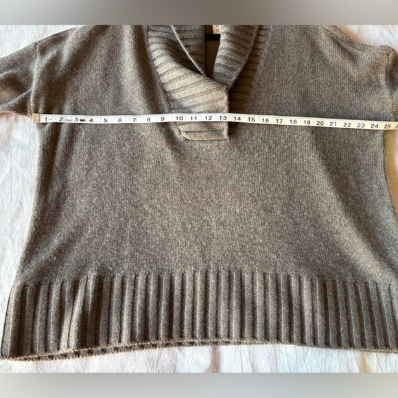 Not Monday Mia Cashmere Shawl Collar Sweater - Picture 9 of 16